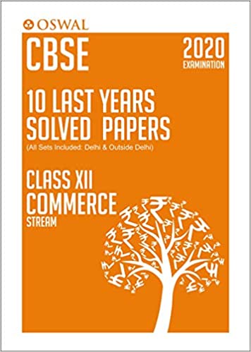 10 Last Years Solved Papers Commerce Stream CBSE Class 12 for 2020